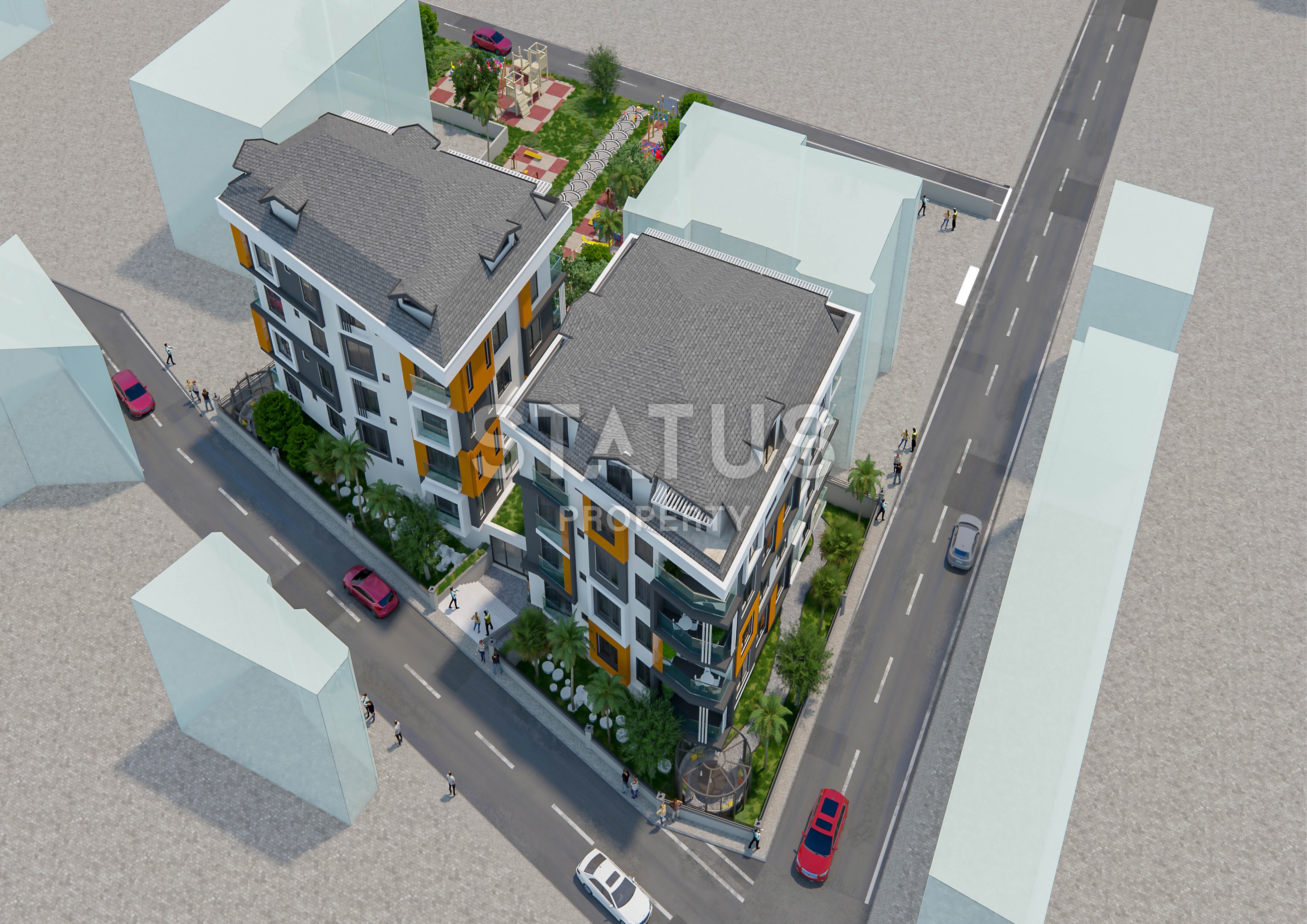 Инвестиционный проект на стадии строительства в шаговой доступности от пляжа Клеопатра фото 15