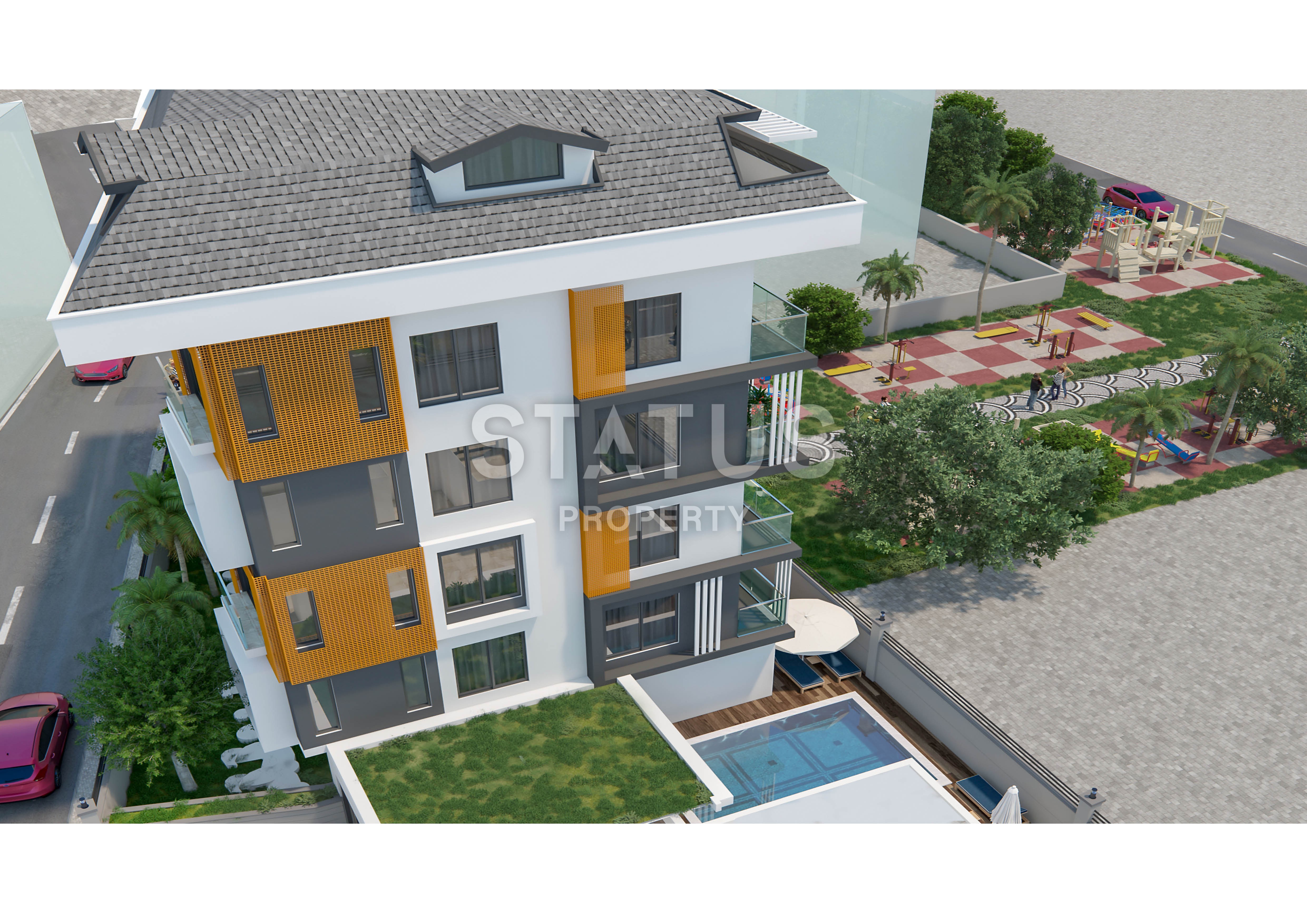 Инвестиционный проект на стадии строительства в шаговой доступности от пляжа Клеопатра фото 17