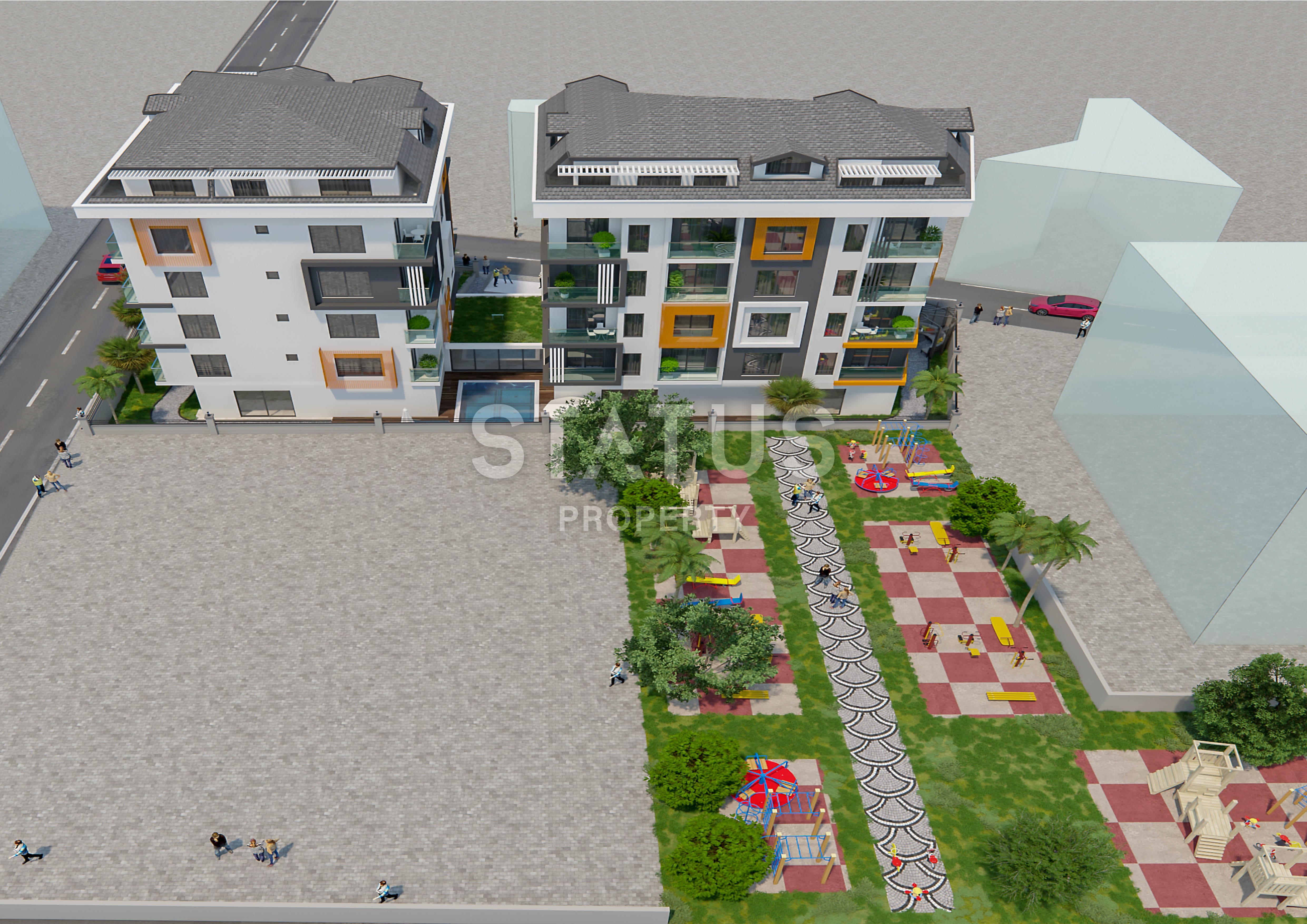 Инвестиционный проект на стадии строительства в шаговой доступности от пляжа Клеопатра фото 18