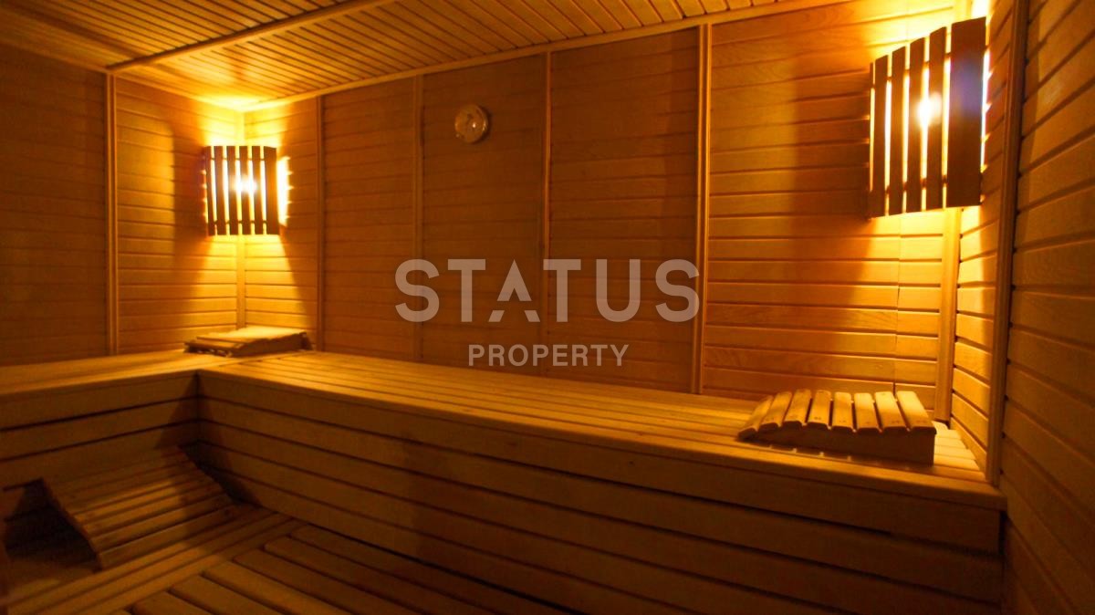 Шикарная квартира планировки 2+1, 120 м2 с видом на море в районе Тосмур, Аланья фото 9