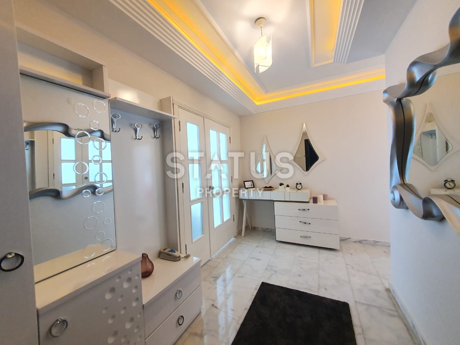 Шикарная квартира планировки 2+1, 120 м2 с видом на море в районе Тосмур, Аланья фото 12