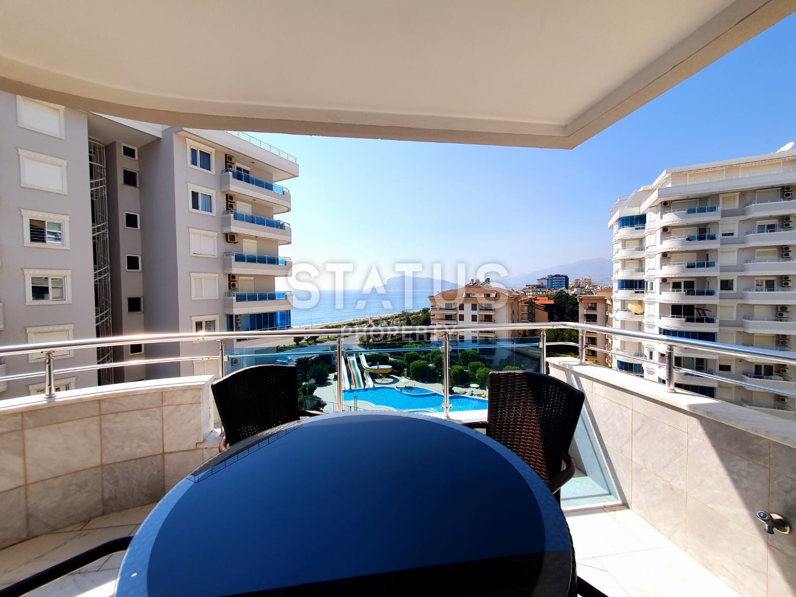 Шикарная квартира планировки 2+1, 120 м2 с видом на море в районе Тосмур, Аланья фото 17