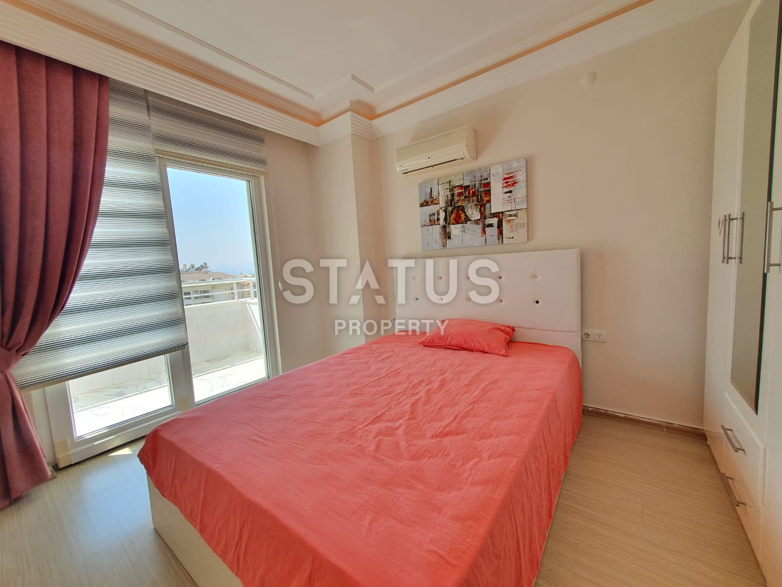 Шикарная квартира планировки 2+1, 120 м2 с видом на море в районе Тосмур, Аланья фото 24