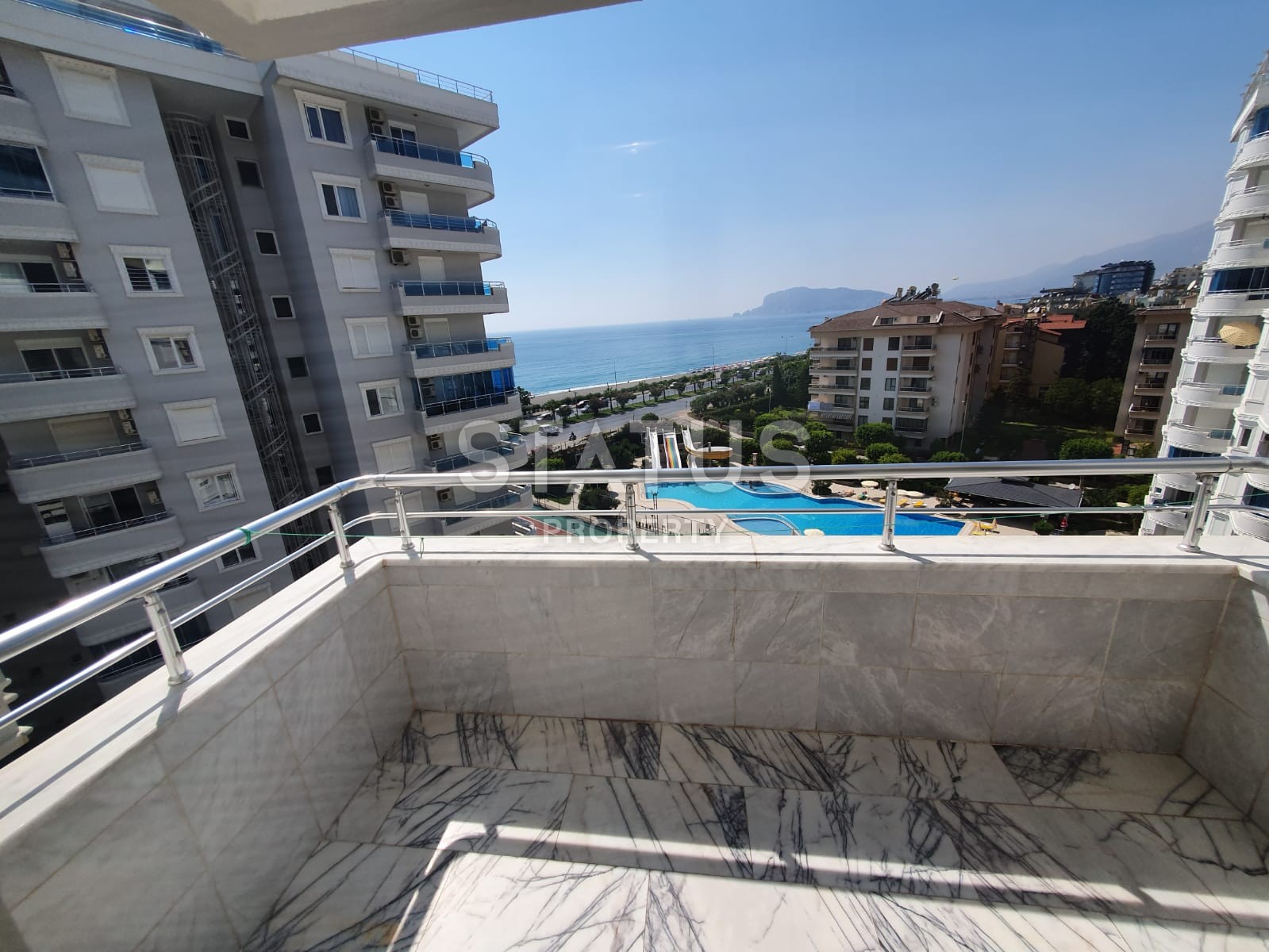 Шикарная квартира планировки 2+1, 120 м2 с видом на море в районе Тосмур, Аланья фото 25