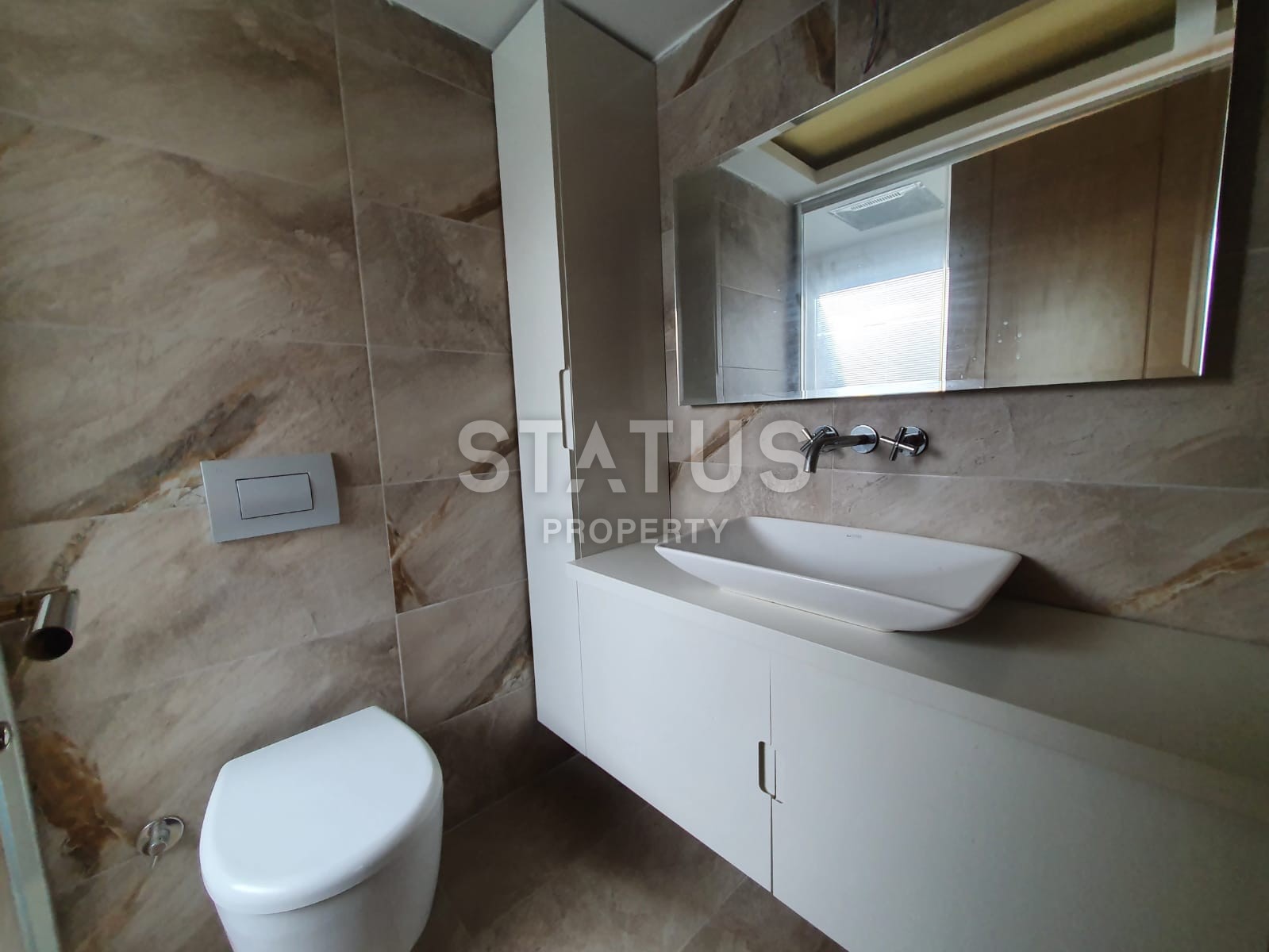 Двух уровневые апартаменты 4+1 с прямым видом на море, 220 м2. Кестель, Алания фото 5