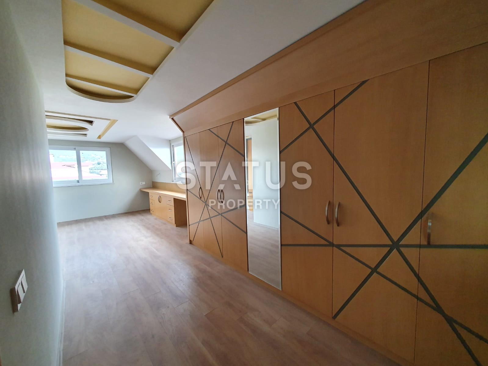 Двух уровневые апартаменты 4+1 с прямым видом на море, 220 м2. Кестель, Алания фото 6