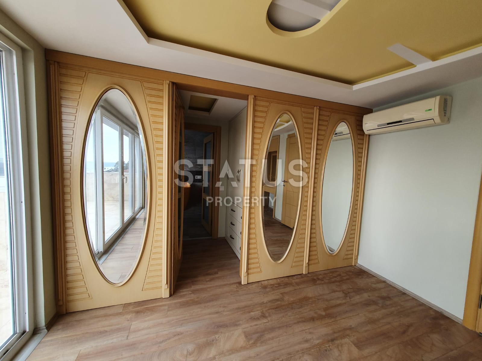 Двух уровневые апартаменты 4+1 с прямым видом на море, 220 м2. Кестель, Алания фото 24