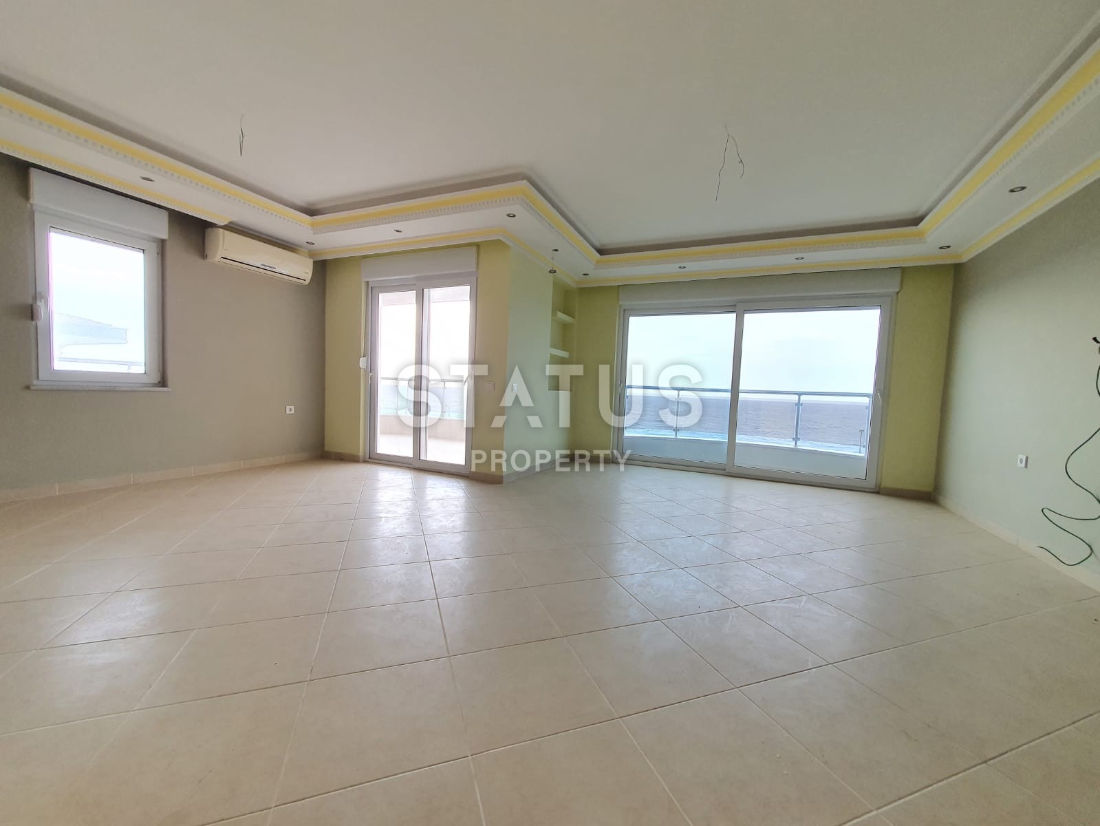 Двух уровневые апартаменты 4+1 с прямым видом на море, 220 м2. Кестель, Алания фото 28