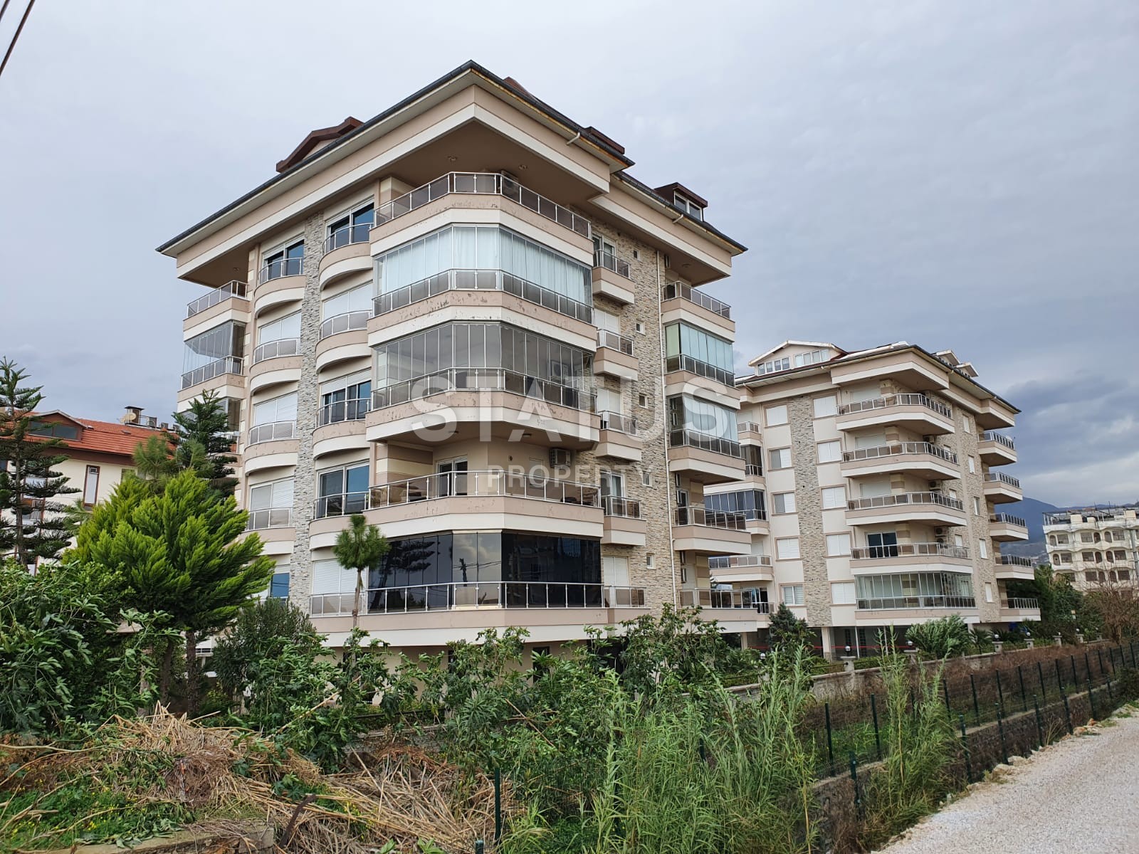 Двух уровневые апартаменты 4+1 с прямым видом на море, 220 м2. Кестель, Алания фото 37