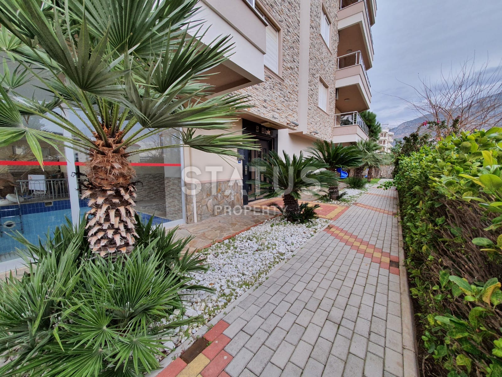 Двух уровневые апартаменты 4+1 с прямым видом на море, 220 м2. Кестель, Алания фото 40