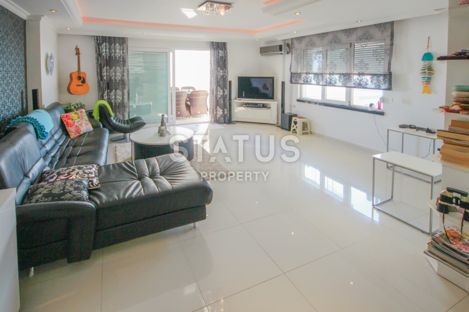 Дублекс в Махмутларе с потрясающим видом на море, 260 м2 фото 9