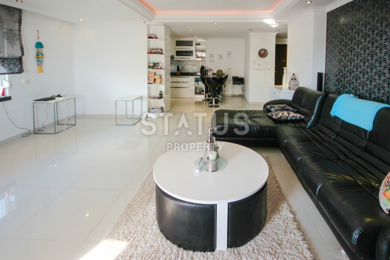 Дублекс в Махмутларе с потрясающим видом на море, 260 м2 фото 10