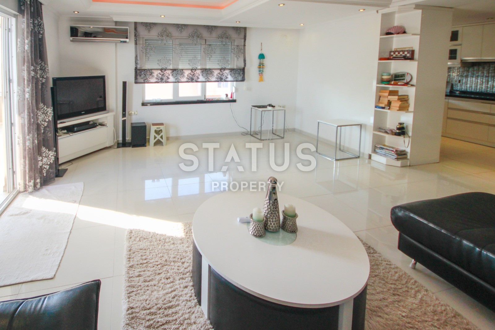 Дублекс в Махмутларе с потрясающим видом на море, 260 м2 фото 14