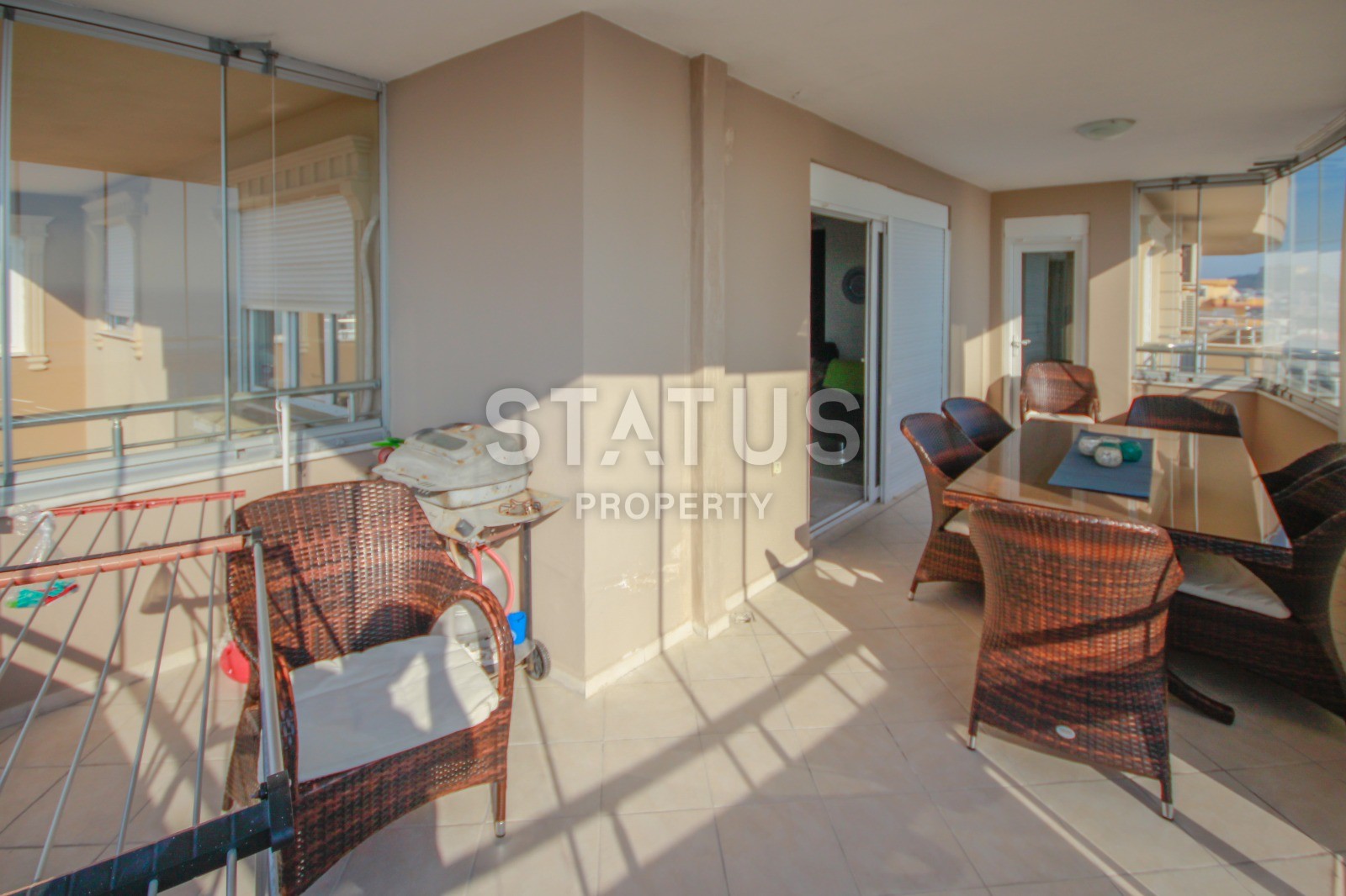 Дублекс в Махмутларе с потрясающим видом на море, 260 м2 фото 16