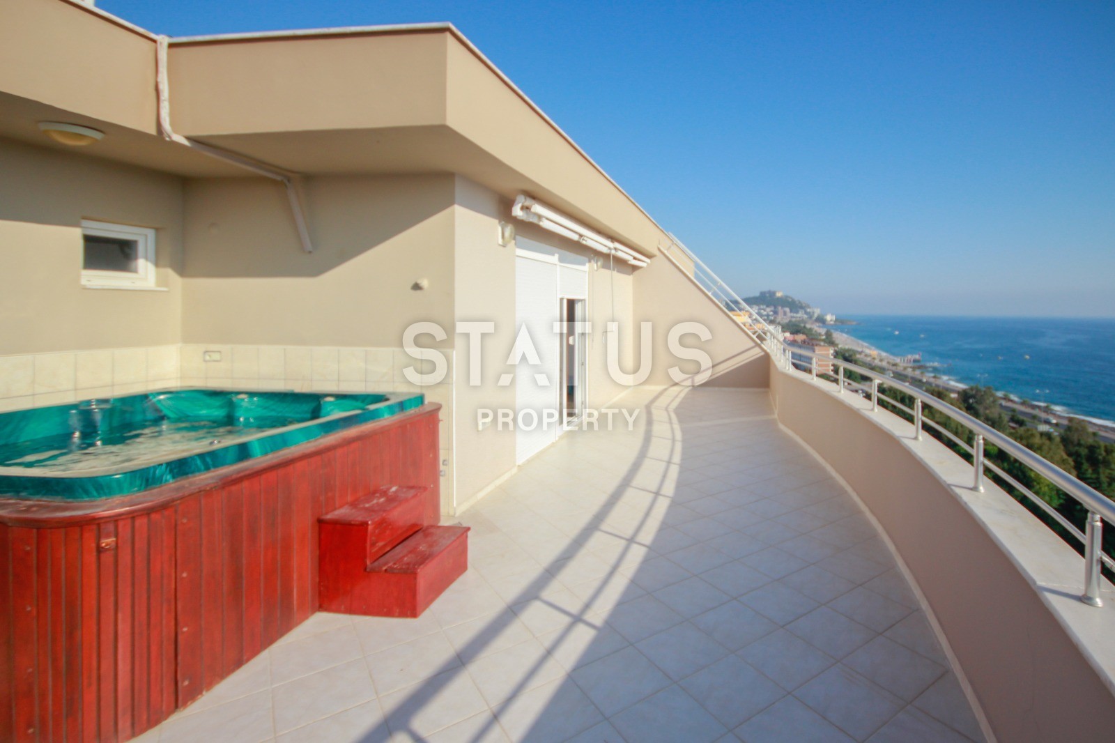 Дублекс в Махмутларе с потрясающим видом на море, 260 м2 фото 17