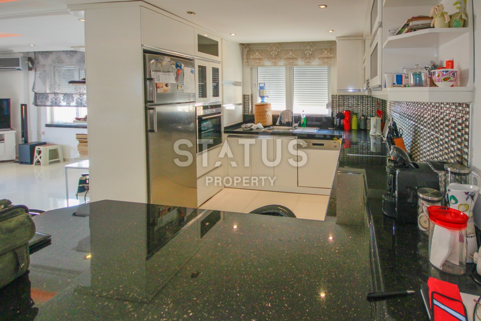 Дублекс в Махмутларе с потрясающим видом на море, 260 м2 фото 18