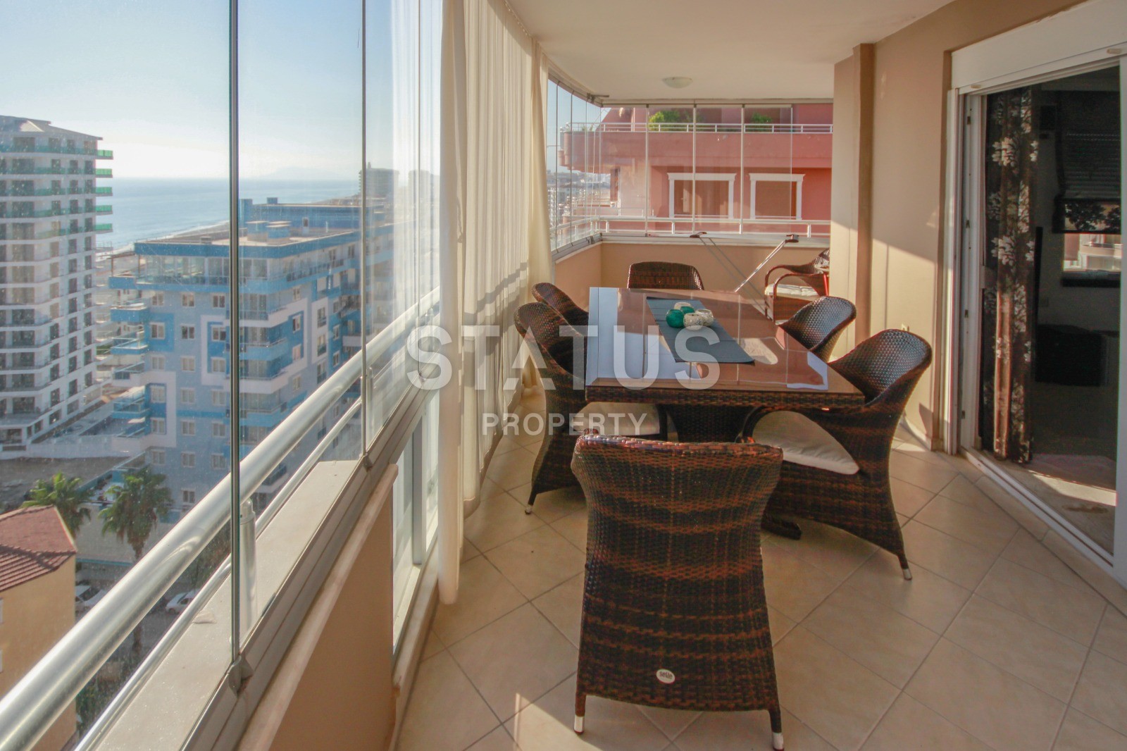 Дублекс в Махмутларе с потрясающим видом на море, 260 м2 фото 19