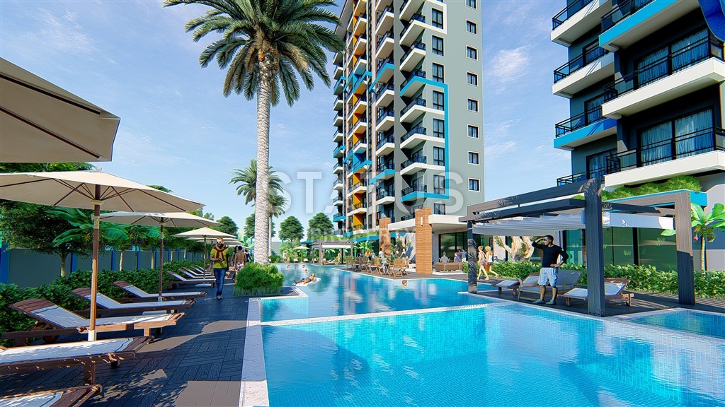 Новый проект с инфраструктурой отельного типа на этапе котлована. 51 - 149 м2.Махмутлар, Алания. фото 27