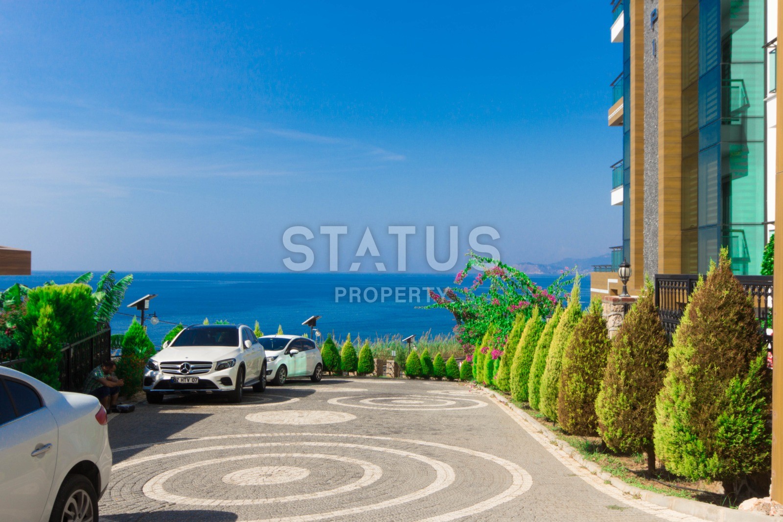 Excellent 1+1 apartment with sea views in Kargicak, 65 sq. m. фото 25