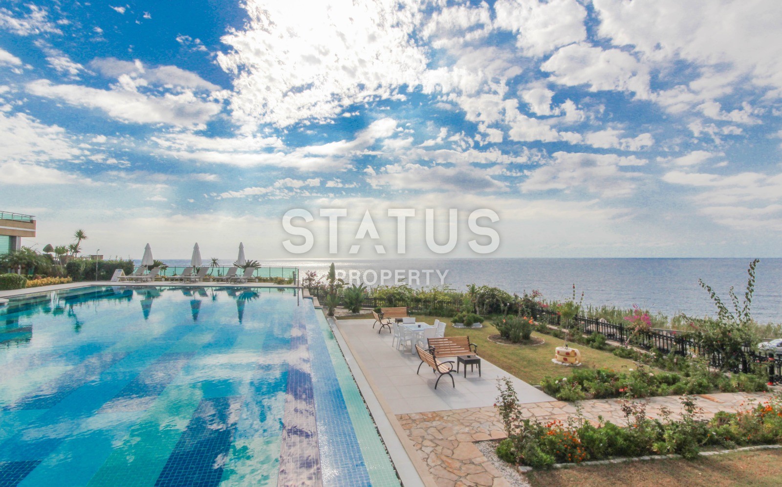 Excellent 1+1 apartment with sea views in Kargicak, 65 sq. m. фото 26