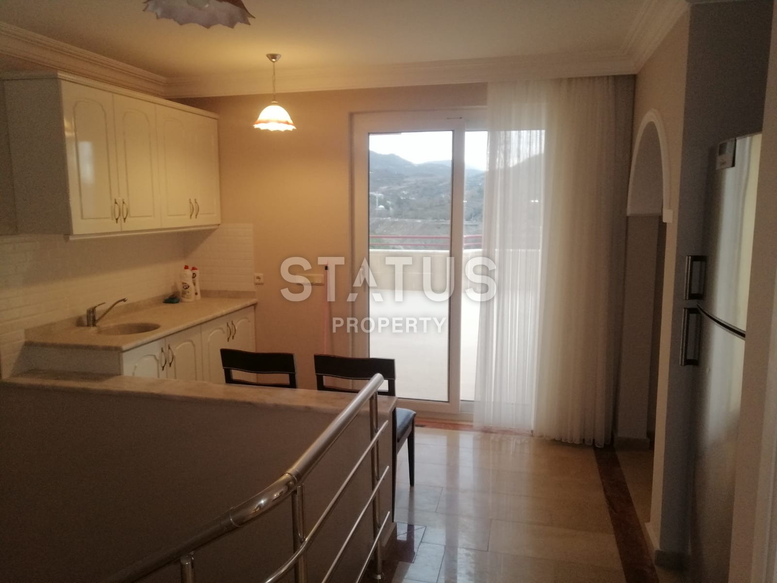 Duplex layout 4+1 overlooking the sea, castle and mountains, 280 m2. Mahmutlar, Alanya. фото 56