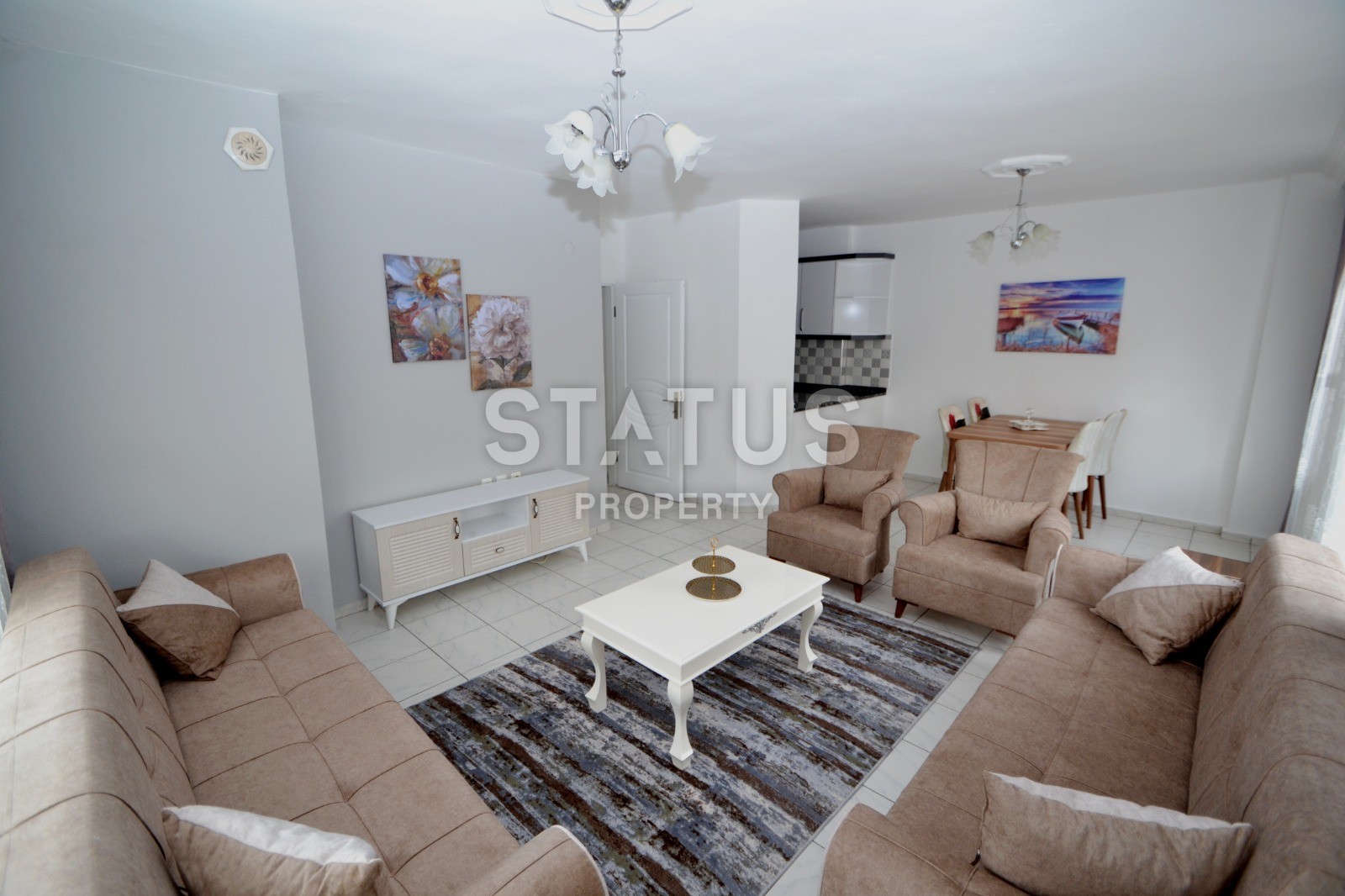 Квартира 2+1 с мебелью в 100 метрах от побережья, 110 м2 фото 6