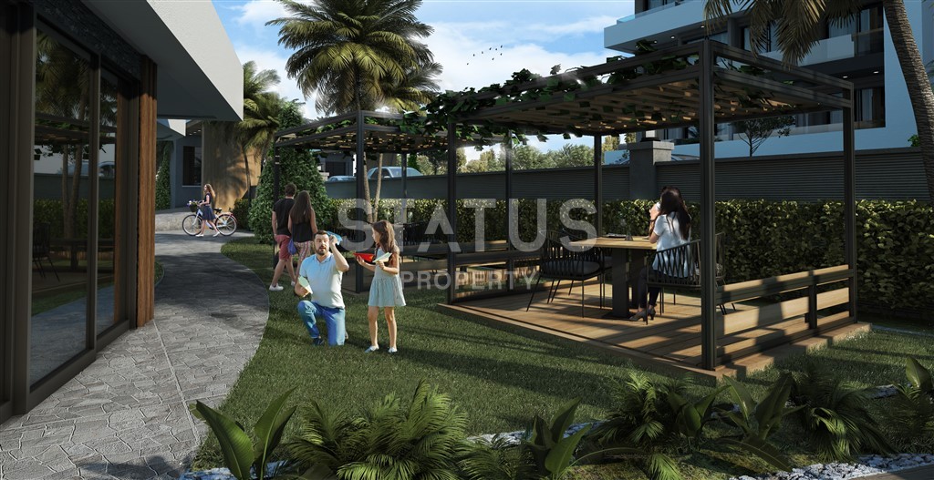 Последние дуплексы планировки 2+1 в комплексе класса люкс на финальной стадии строительства в районе Авсаллар. фото 10