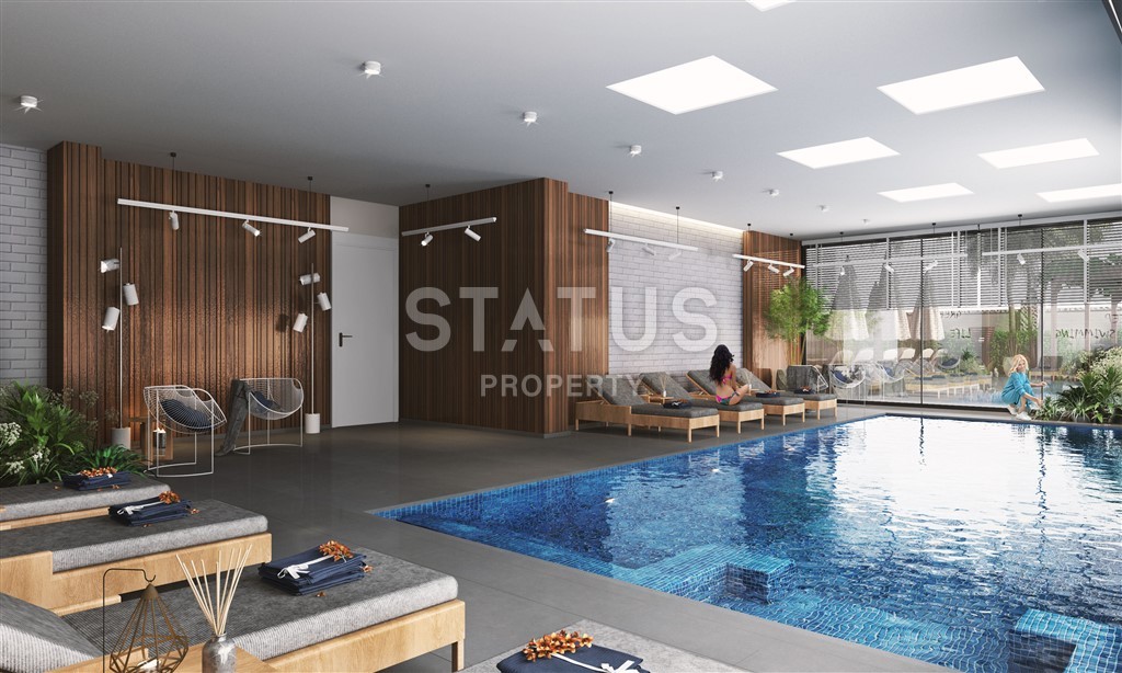 Последние дуплексы планировки 2+1 в комплексе класса люкс на финальной стадии строительства в районе Авсаллар. фото 15