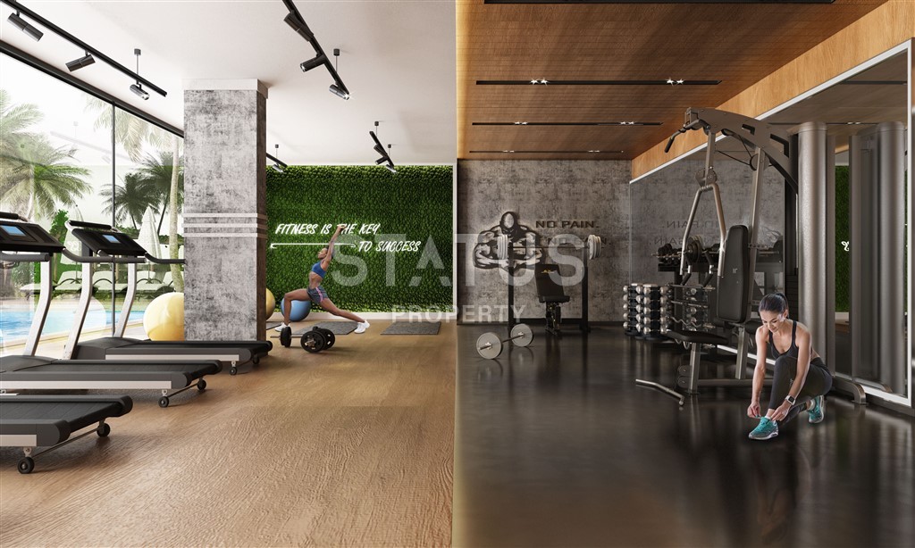 Последние дуплексы планировки 2+1 в комплексе класса люкс на финальной стадии строительства в районе Авсаллар. фото 16