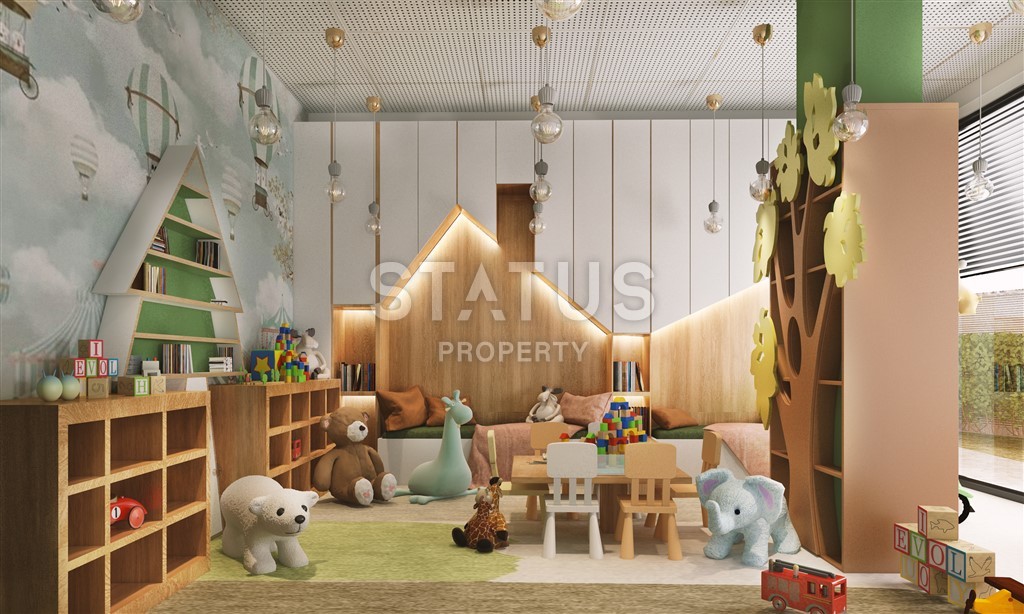 Последние дуплексы планировки 2+1 в комплексе класса люкс на финальной стадии строительства в районе Авсаллар. фото 24