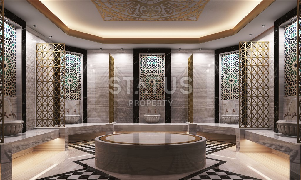 Последние дуплексы планировки 2+1 в комплексе класса люкс на финальной стадии строительства в районе Авсаллар. фото 25