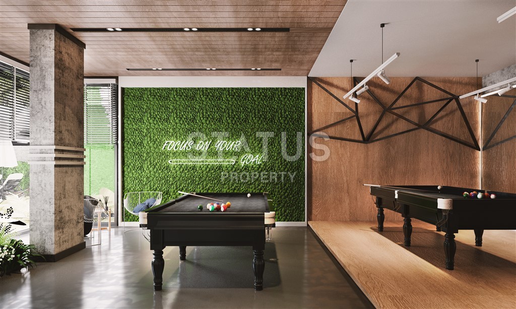 Последние дуплексы планировки 2+1 в комплексе класса люкс на финальной стадии строительства в районе Авсаллар. фото 27