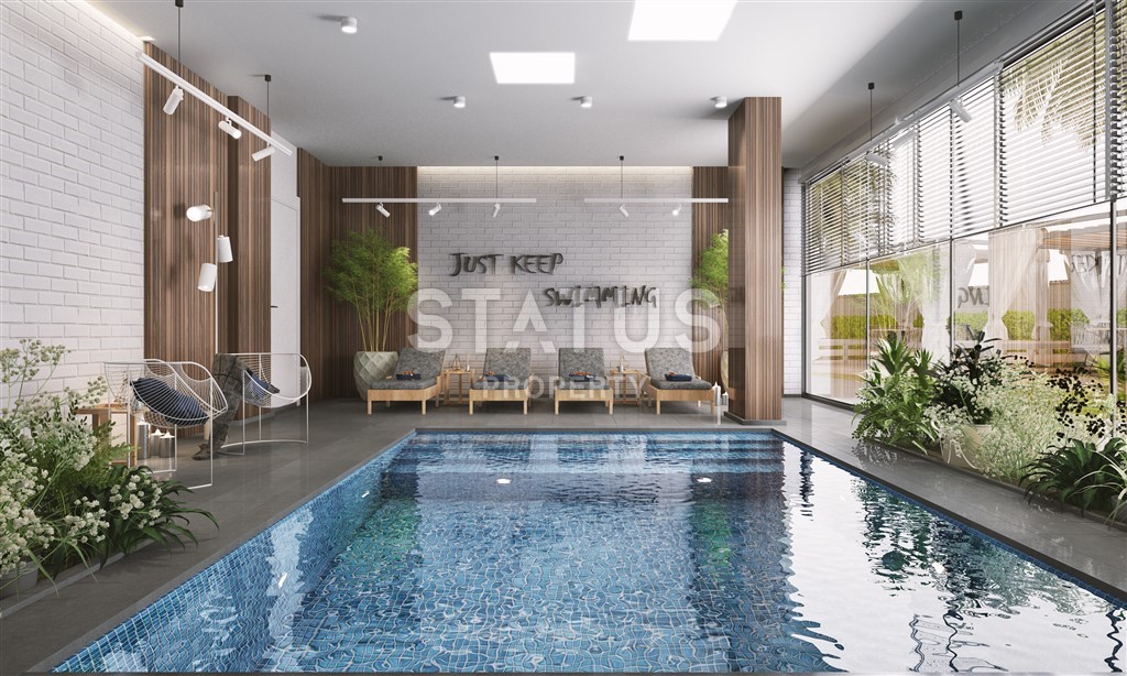 Последние дуплексы планировки 2+1 в комплексе класса люкс на финальной стадии строительства в районе Авсаллар. фото 28