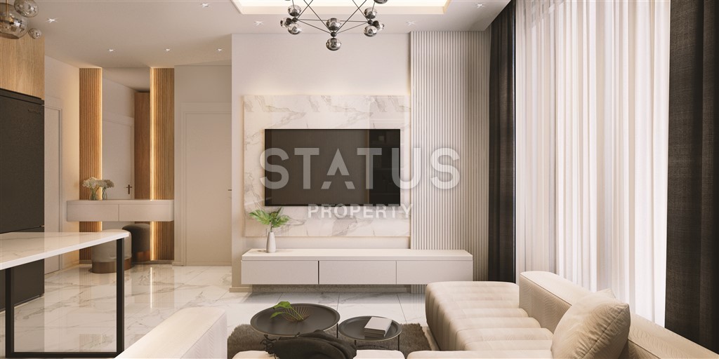 Последние дуплексы планировки 2+1 в комплексе класса люкс на финальной стадии строительства в районе Авсаллар. фото 31