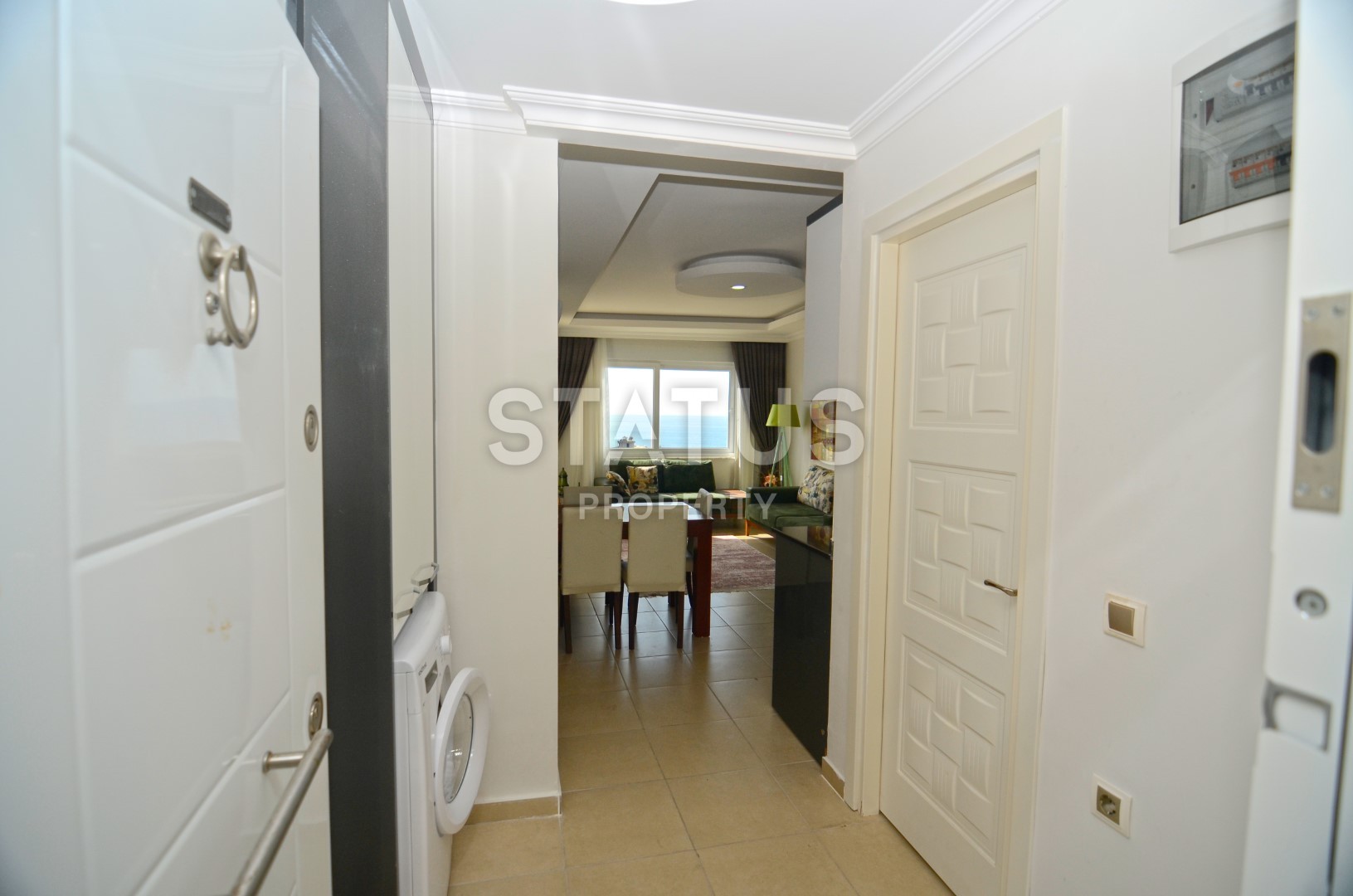 Апартаменты 1+1 с прямым видом на море, 6о м2. Махмутлар, Алания. фото 5