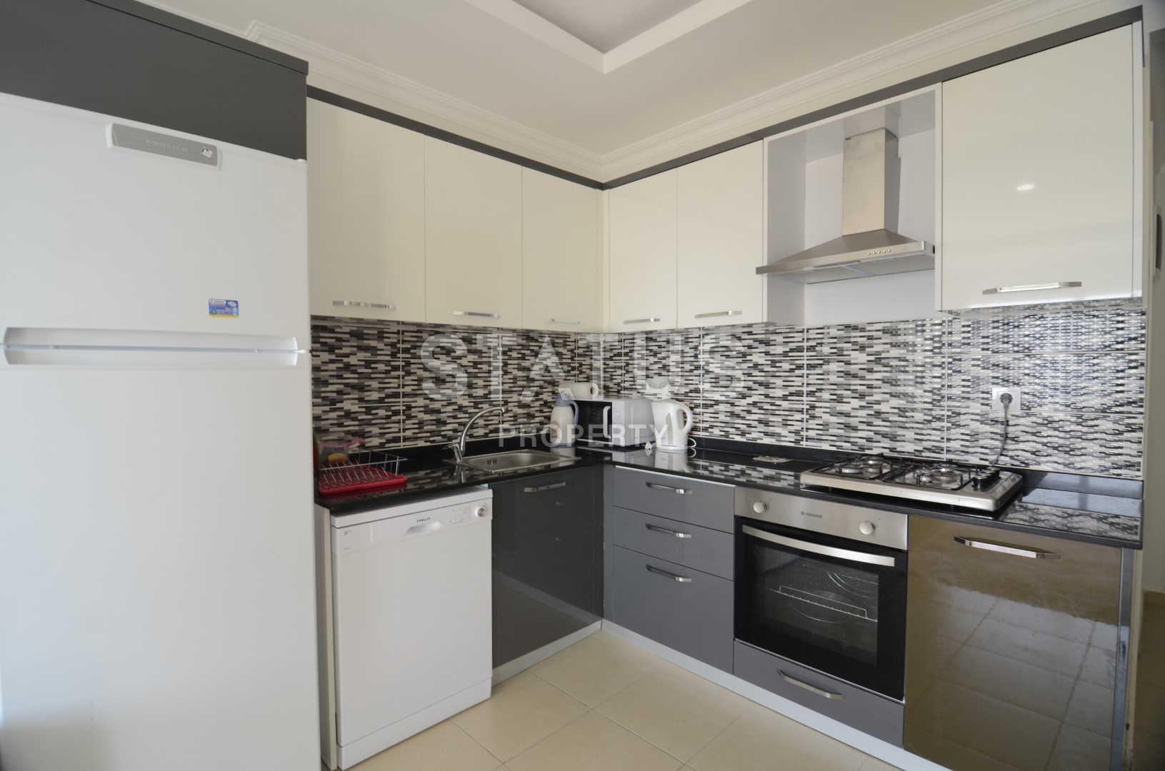 Апартаменты 1+1 с прямым видом на море, 6о м2. Махмутлар, Алания. фото 7