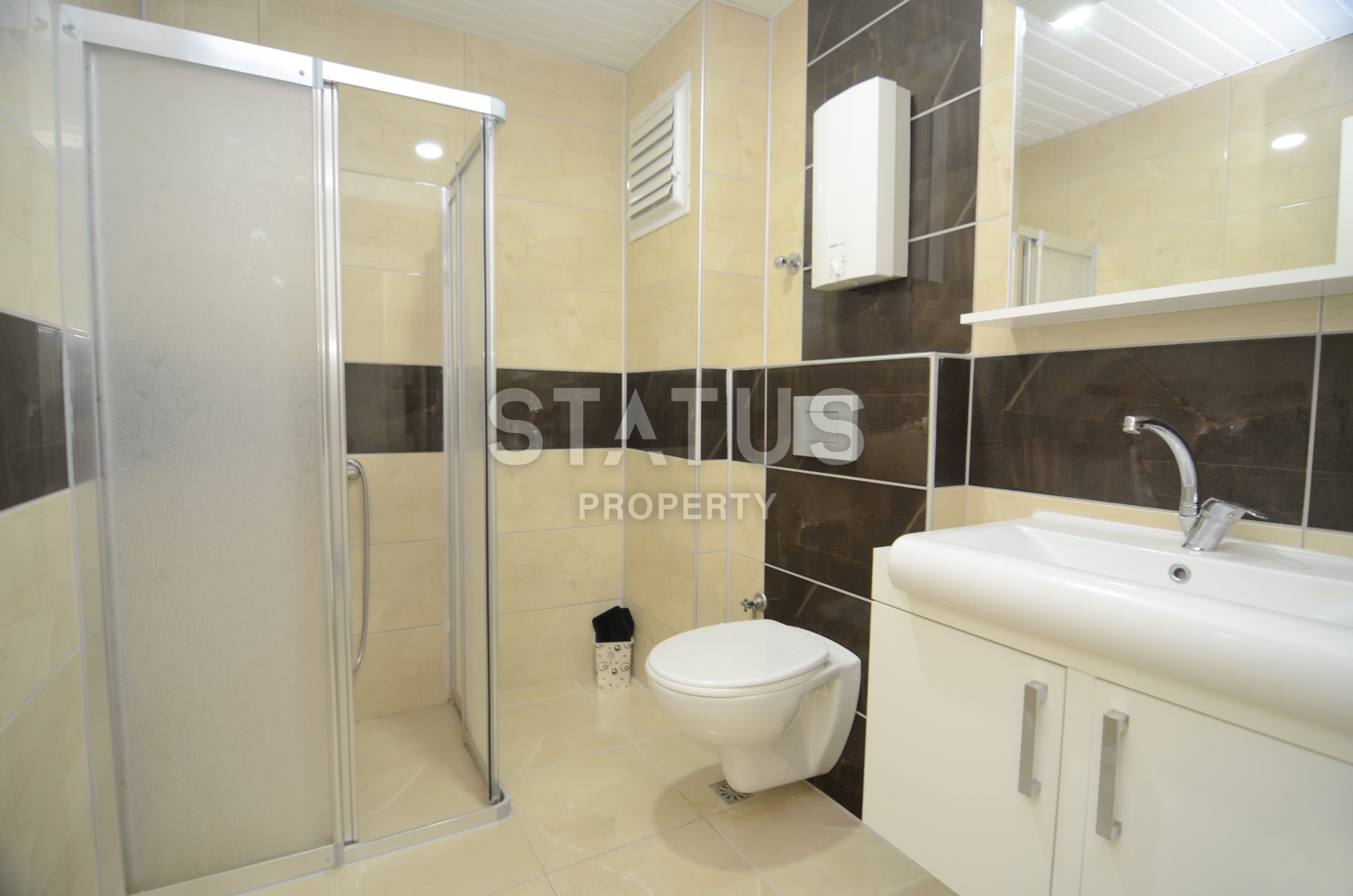 Апартаменты 1+1 с прямым видом на море, 6о м2. Махмутлар, Алания. фото 10