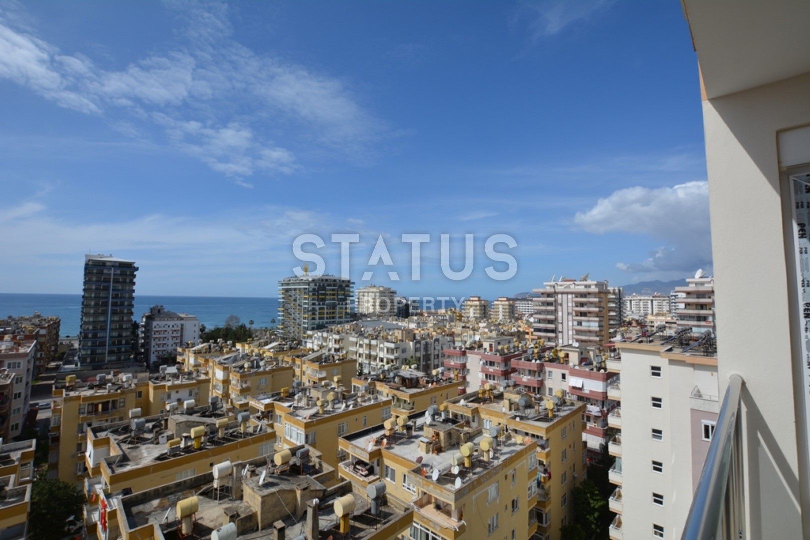 Апартаменты 1+1 с прямым видом на море, 6о м2. Махмутлар, Алания. фото 17