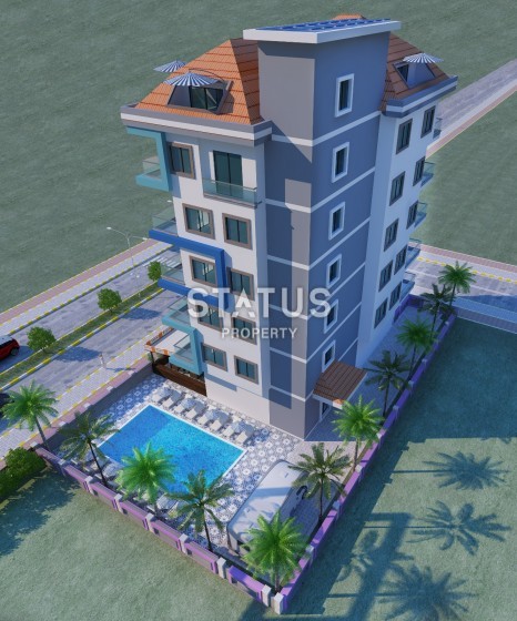 Новый дом, выгодные цены, планировки 1+1, 2+1, район Махмутлар, Аланья фото 1