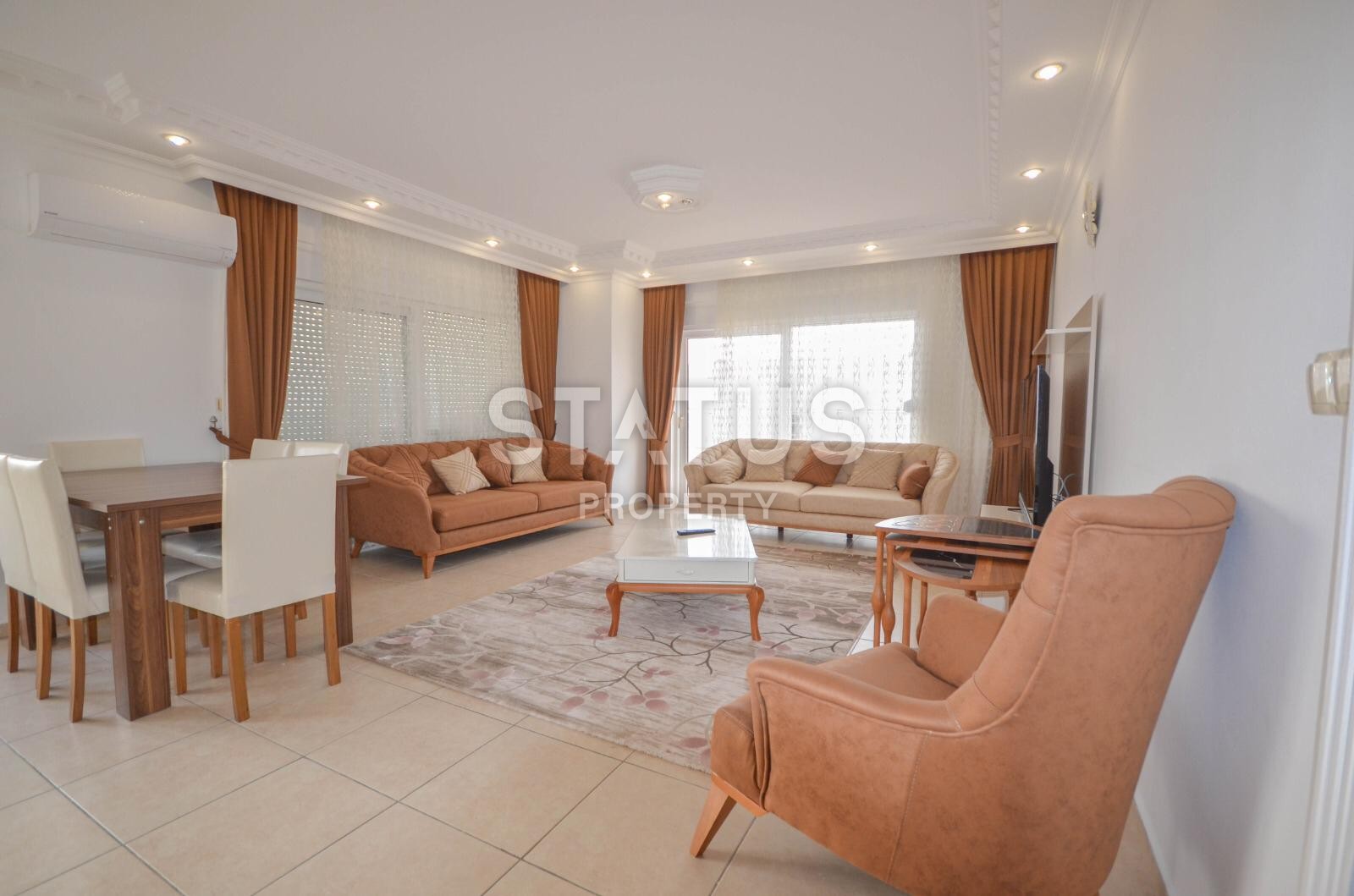 Две квартиры 2+1 с видом на море и горы, 110 м2. Махмутлар, Алания. фото 22