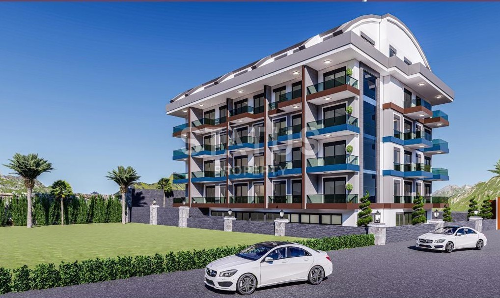 Две квартиры 1+1 в строящемся комплексе в районе Махмутлар, 42 м2. фото 5