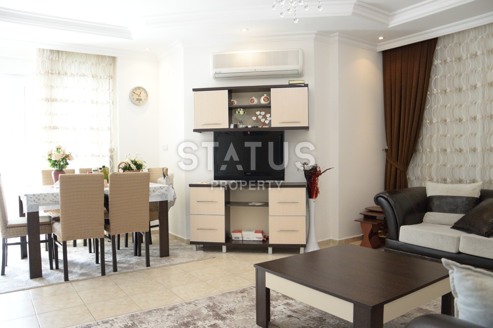 Меблированная квартира 2+1 в комплексе с инфраструктурой в районе Тосмур,110 м2 фото 5