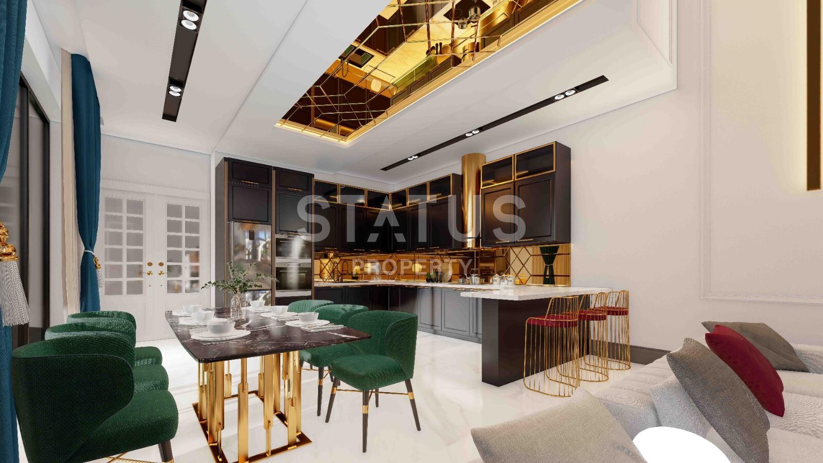 Luxury villa 6+1 under construction. Guaranteed Citizenship! 445 m2 фото 13