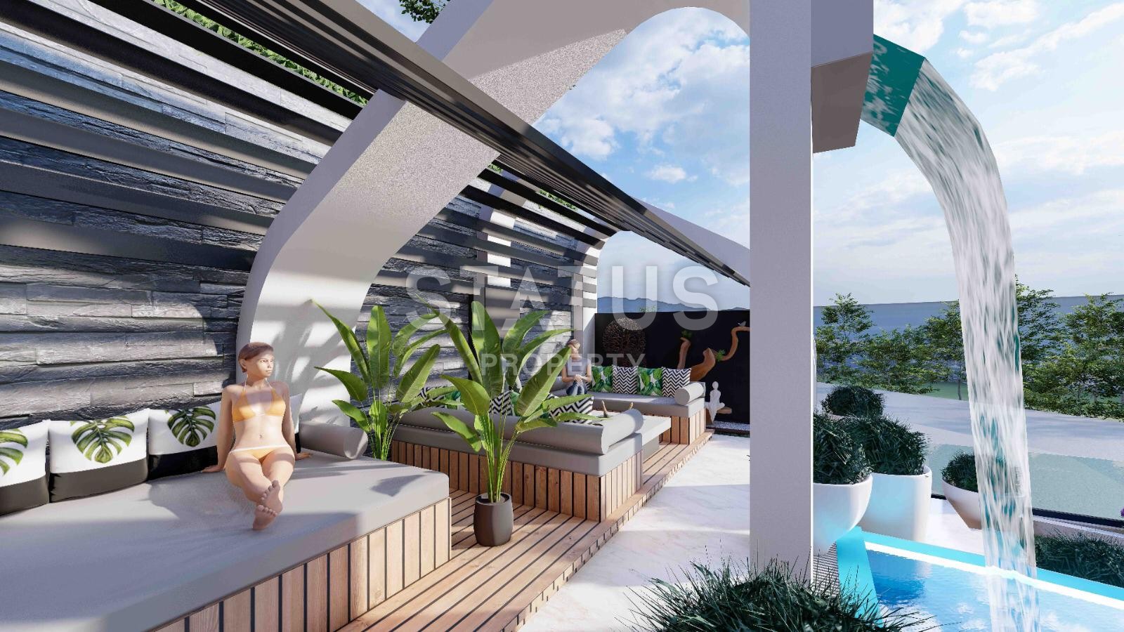 Luxury villa 6+1 under construction. Guaranteed Citizenship! 445 m2 фото 25