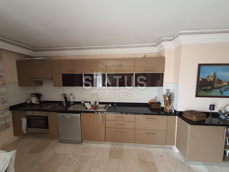 Двухкомнатная квартира в центре Алании с видом на море и средневековую крепость, 70 м2 фото 6