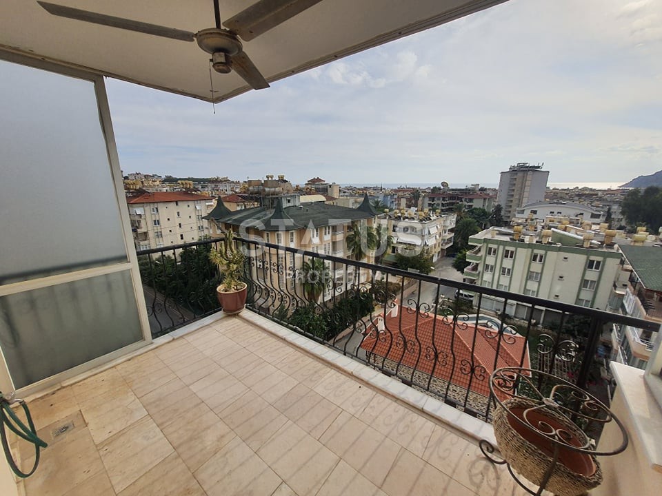 Двухкомнатная квартира в центре Алании с видом на море и средневековую крепость, 70 м2 фото 8