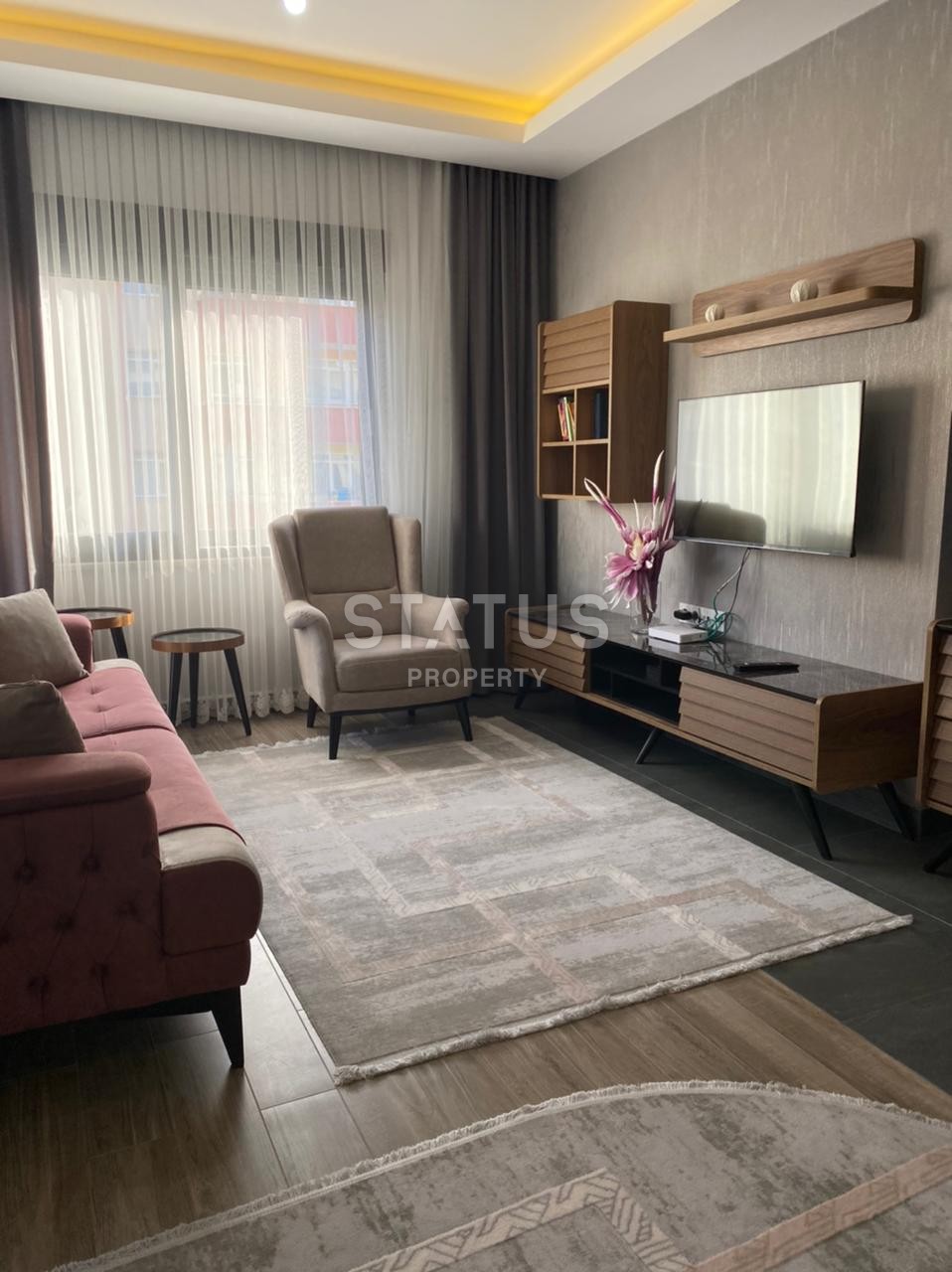 Уютная квартира 2+1 с дизайнерским ремонтом и мебелью, 95м2 фото 13