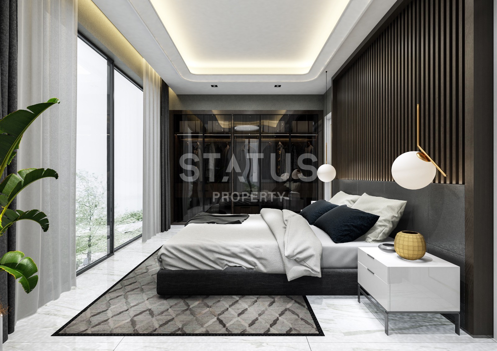 Две отдельно стоящие виллы 5+1 с бассейном и садом на территории, 500 м2. Каргыджак, Алания. фото 18