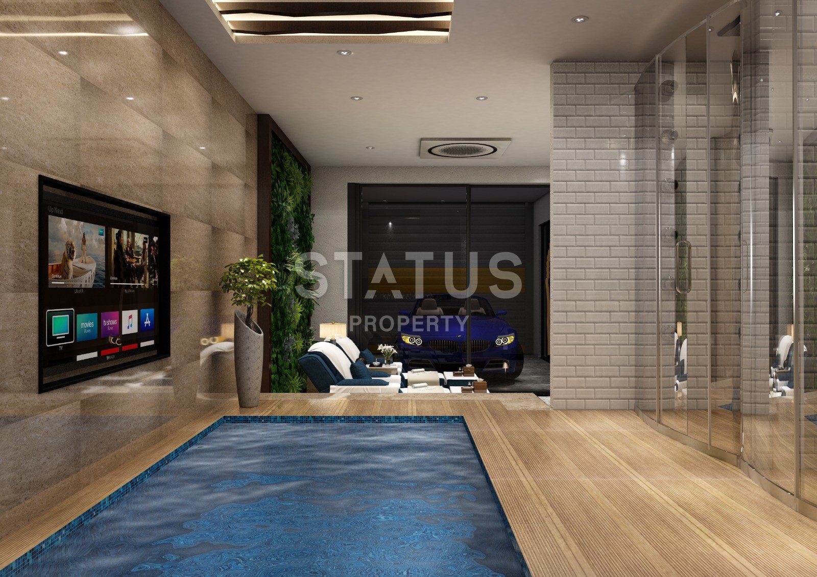 Две отдельно стоящие виллы 5+1 с бассейном и садом на территории, 500 м2. Каргыджак, Алания. фото 29