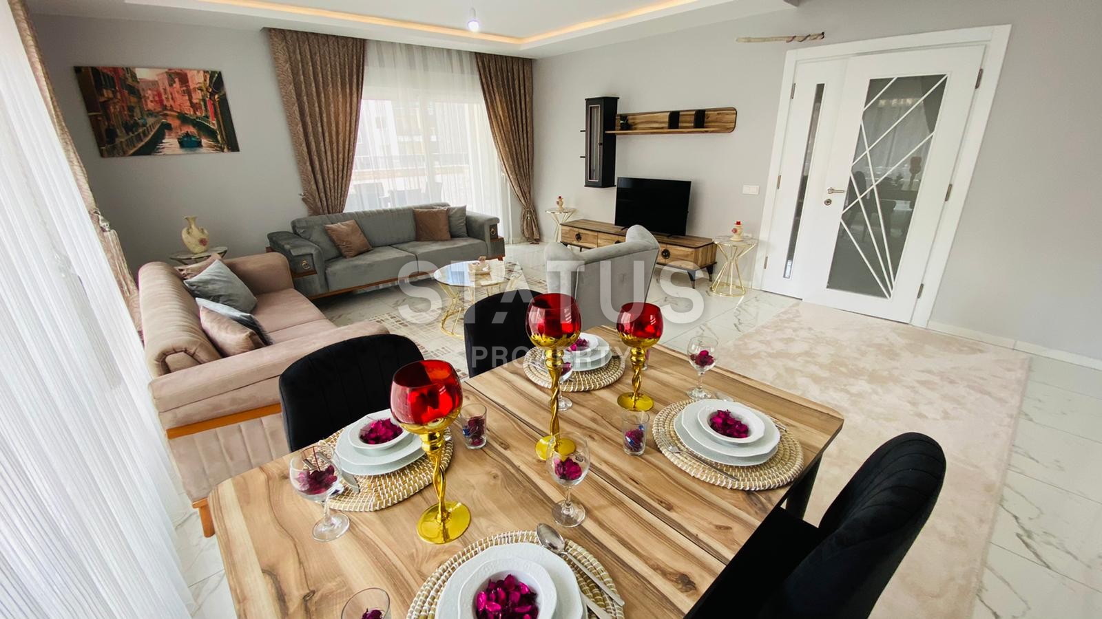 Квартира 2+1 с новой мебелью в Махмутларе, 120 м2. фото 6